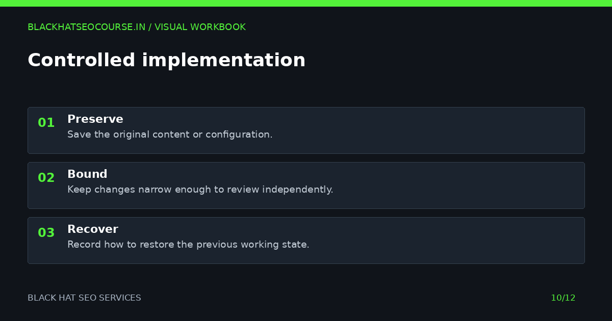Black hat seo services: controlled implementation
